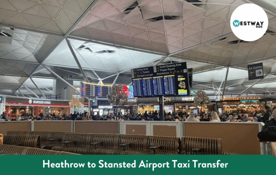 Heathrow to Stansted Airport Taxi Transfer