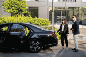 Last-minute chauffeur at London City Airport